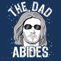The Dad Abides Coll Shades Mousepad thumb 1