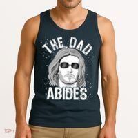 The Dad Abides Coll Shades Tank Top thumb 3