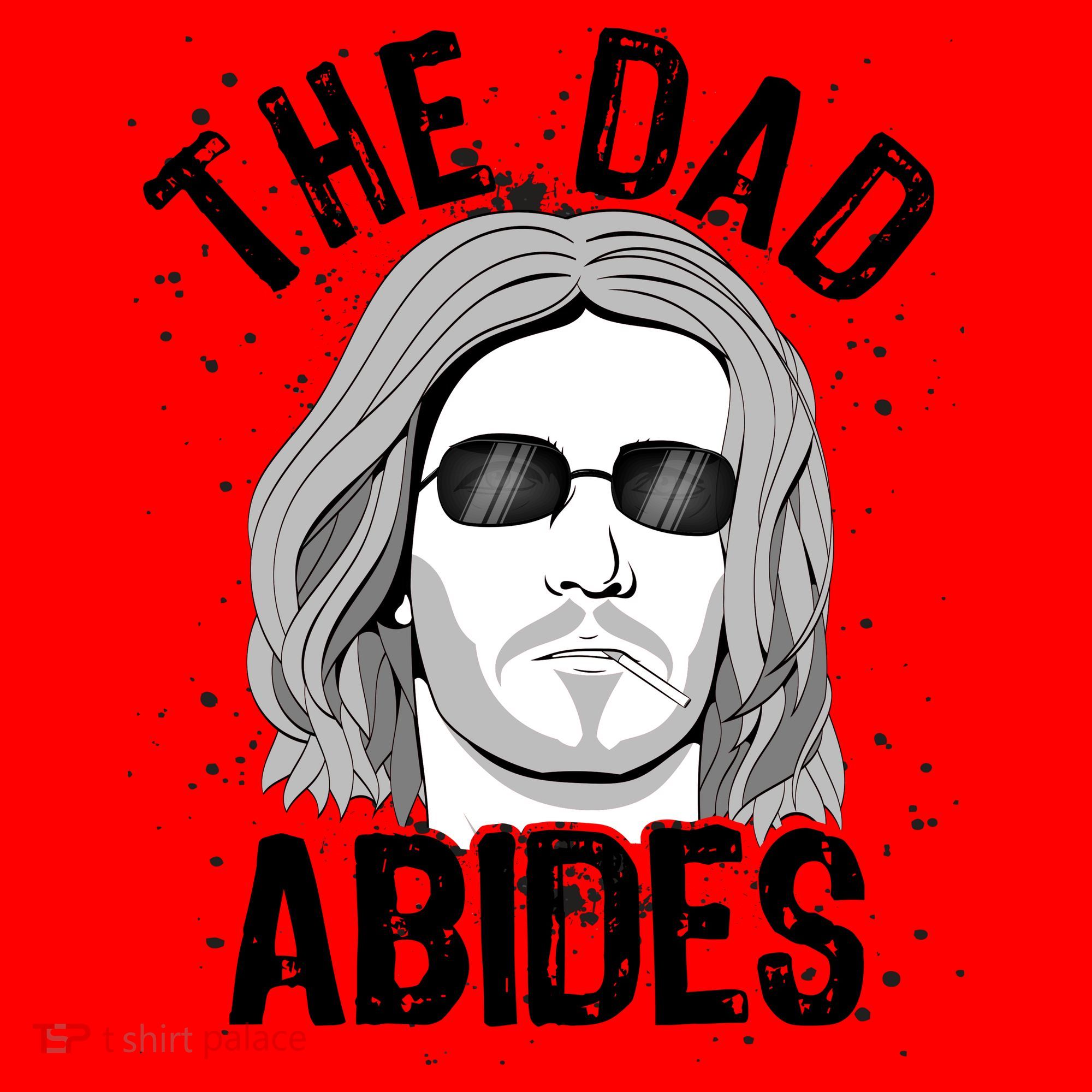 The Dad Abides Coll Shades Santa Hat