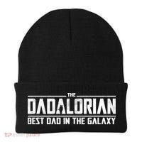 The Dadalorian Best Dad In The Galaxy Beanie thumb 0