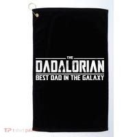 The Dadalorian Best Dad In The Galaxy Golf Towel thumb 0