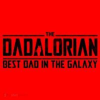 The Dadalorian Best Dad In The Galaxy Santa Hat thumb 1