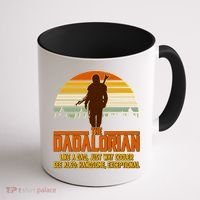 The Dadalorian Like A Dad Handsome Exceptional Coffee Mug thumb 1