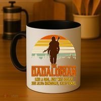 The Dadalorian Like A Dad Handsome Exceptional Coffee Mug thumb 4