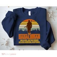 The Dadalorian Like A Dad Handsome Exceptional Sweatshirt thumb 2