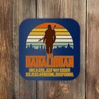 The Dadalorian Like A Dad Handsome Exceptional Coaster thumb 0