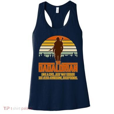 The Dadalorian Like A Dad Handsome Exceptional Women's Tank Top