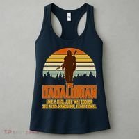 The Dadalorian Like A Dad Handsome Exceptional Women's Tank Top thumb 3