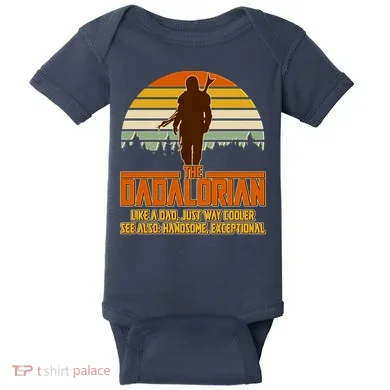 The Dadalorian Like A Dad Handsome Exceptional Baby Bodysuit