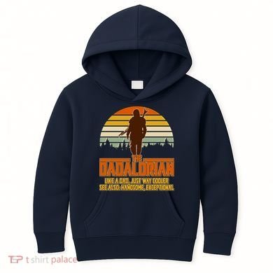 The Dadalorian Like A Dad Handsome Exceptional Kids Hoodie