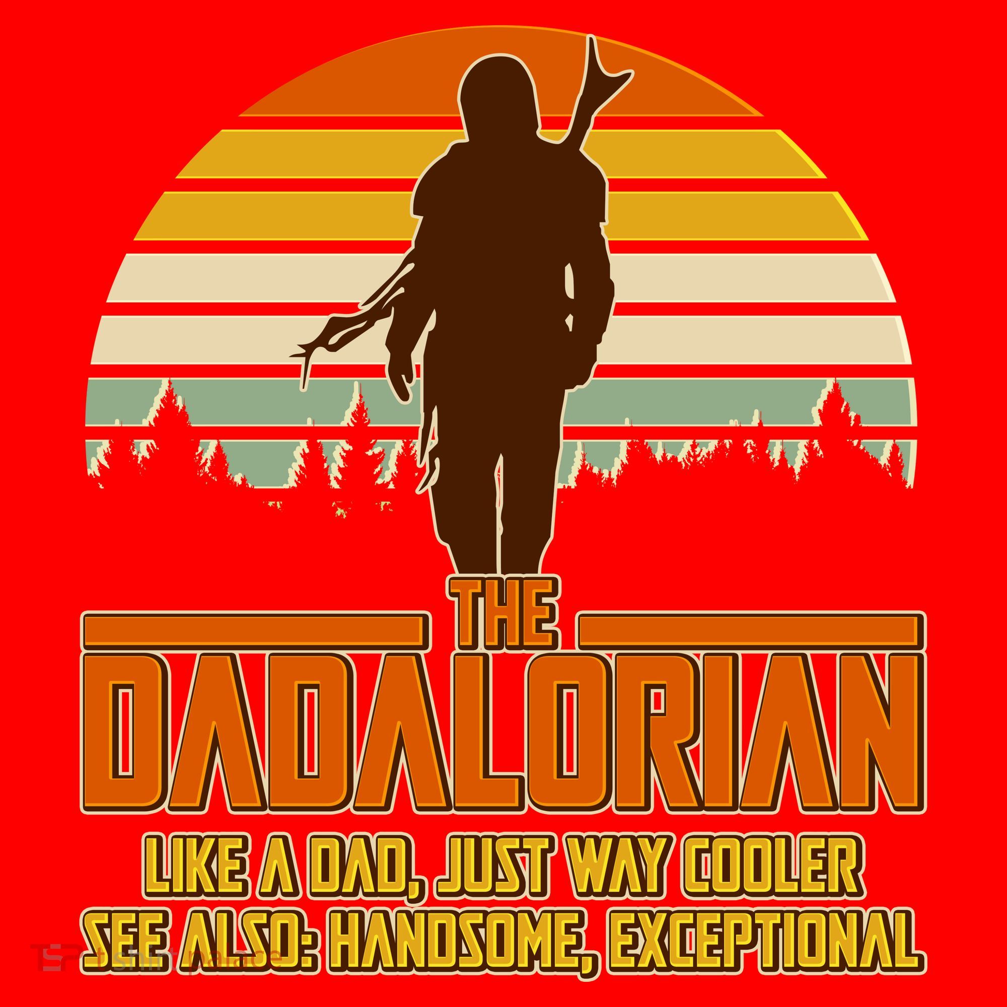 The Dadalorian Like A Dad Handsome Exceptional Santa Hat