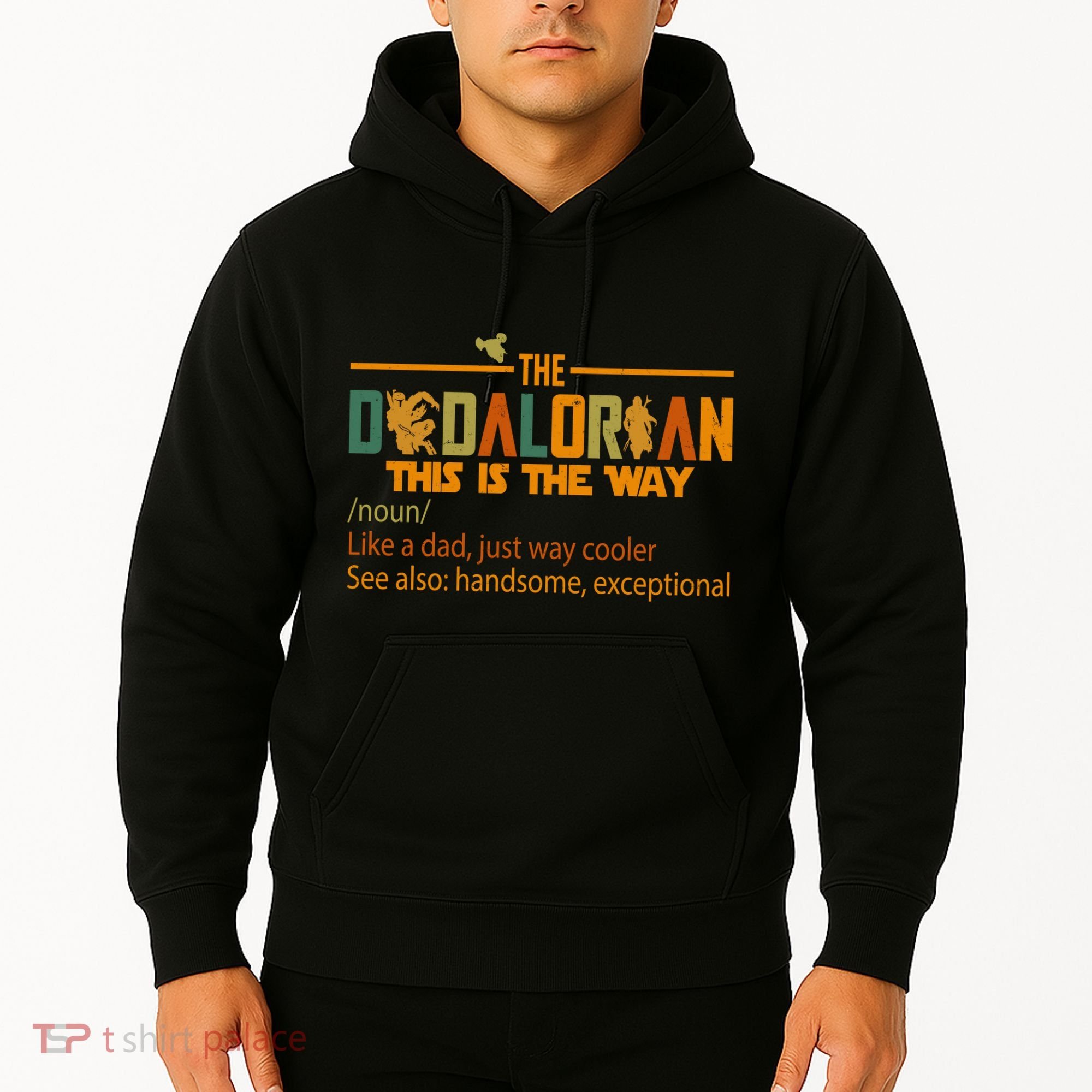The Dadalorian This Is The Way Definition Father's Day Hoodie