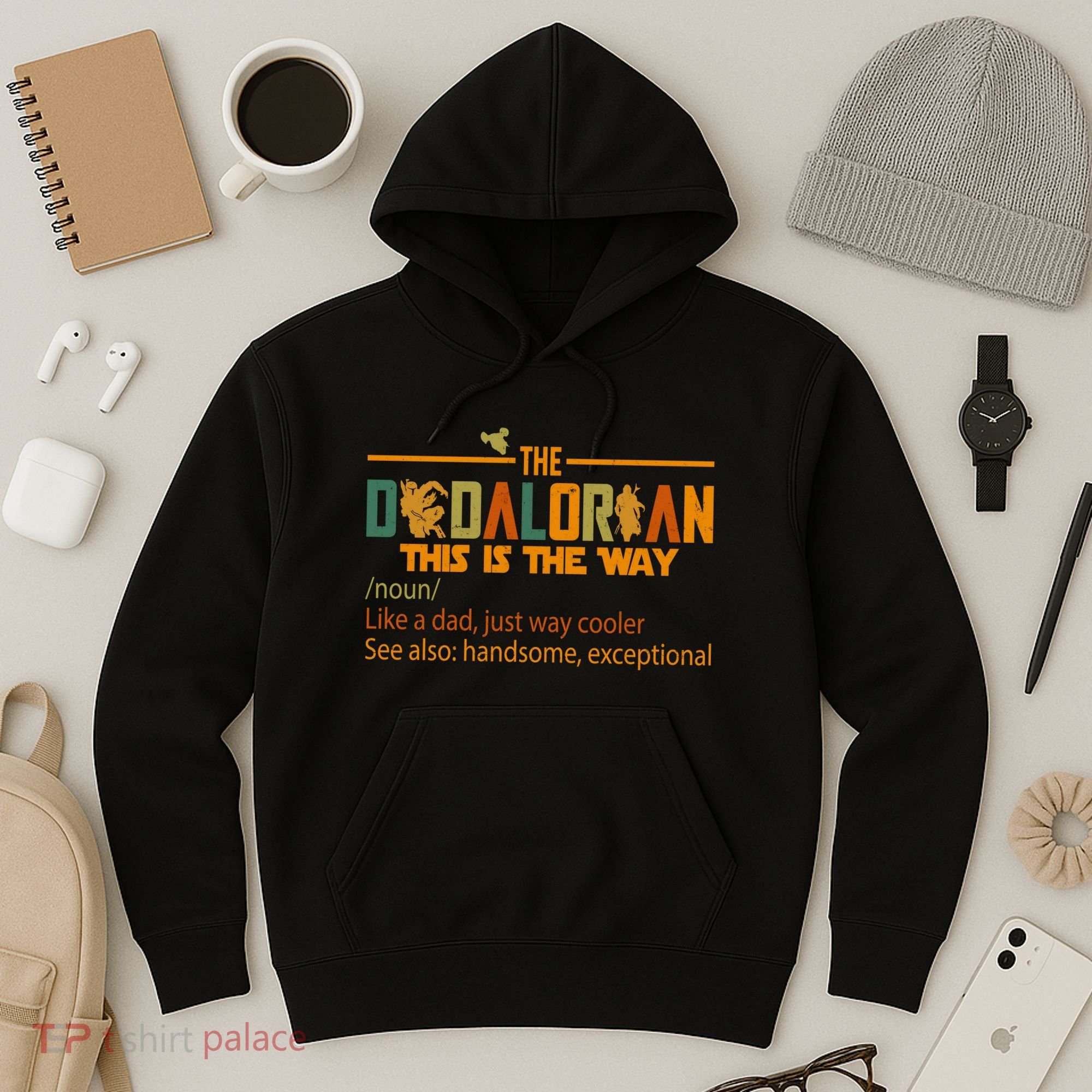 The Dadalorian This Is The Way Definition Father's Day Hoodie