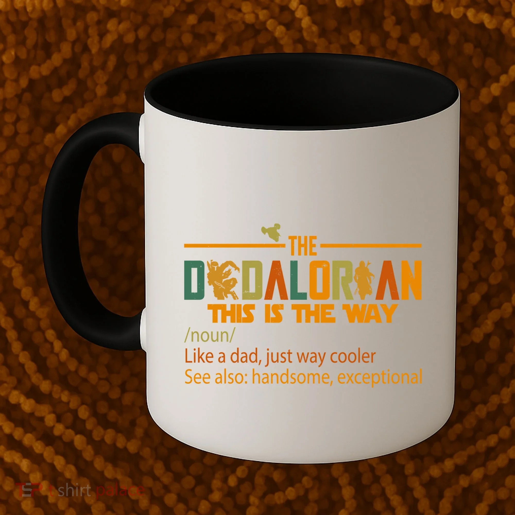 The Dadalorian This Is The Way Definition Father's Day Coffee Mug