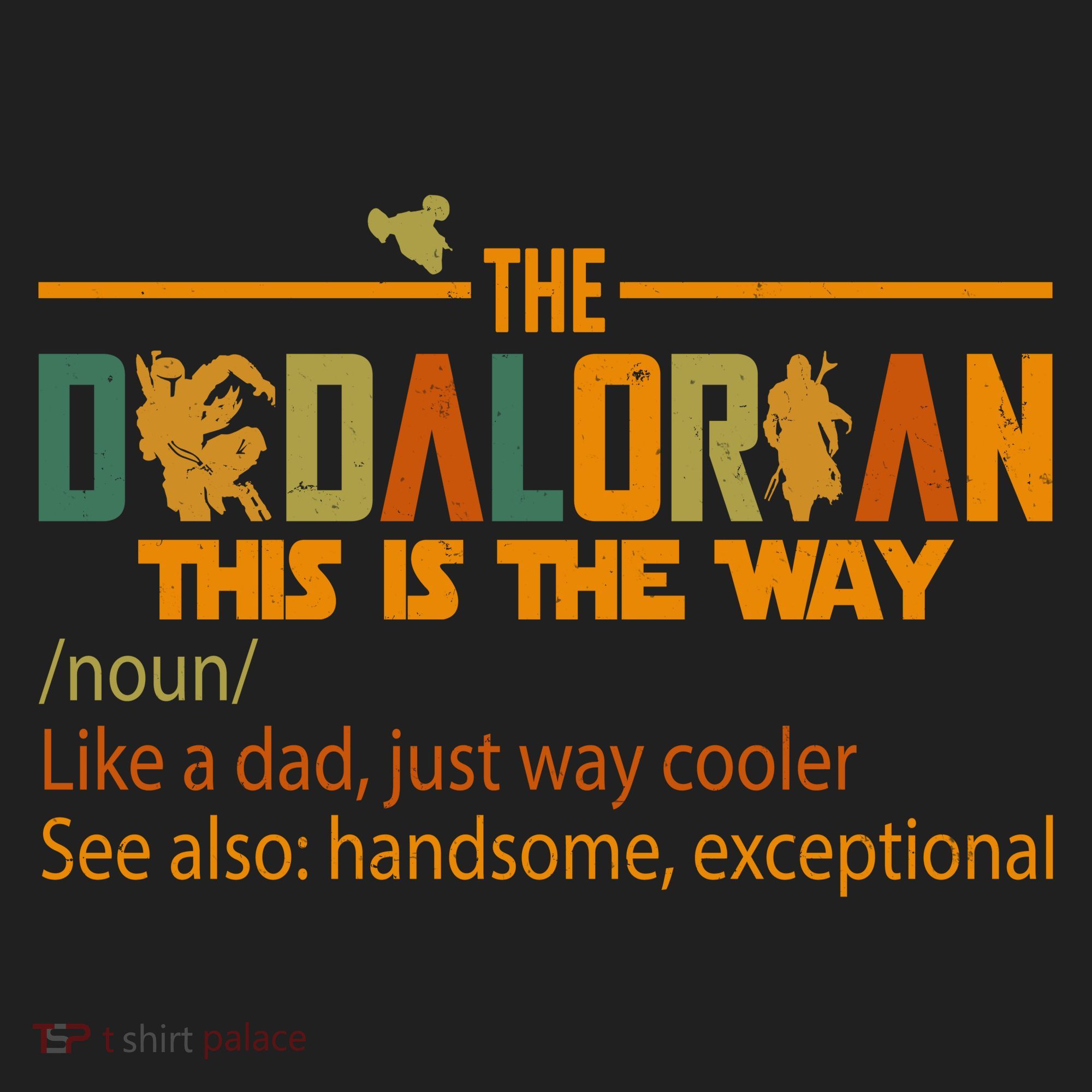 The Dadalorian This Is The Way Definition Father's Day Beanie