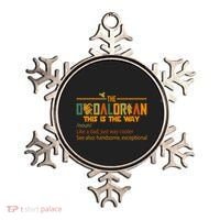 The Dadalorian This Is The Way Definition Father's Day Ornament thumb 0
