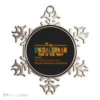 The Dadalorian This Is The Way Definition Father's Day Ornament thumb 0
