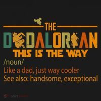 The Dadalorian This Is The Way Definition Father's Day Ornament thumb 1