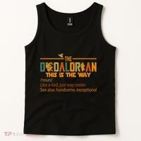 The Dadalorian This Is The Way Definition Father's Day Tank Top thumb 2