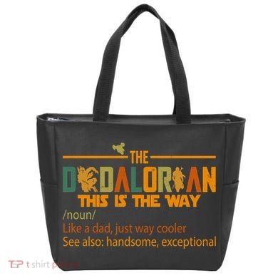 The Dadalorian This Is The Way Definition Father's Day Tote Bag