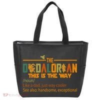 The Dadalorian This Is The Way Definition Father's Day Tote Bag thumb 0