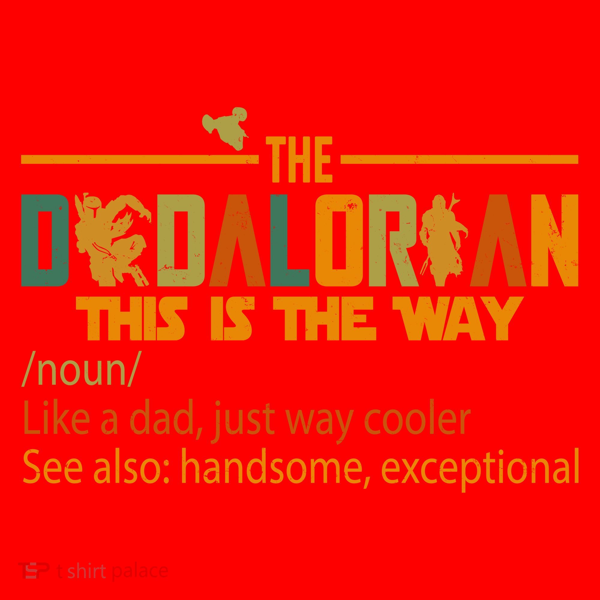 The Dadalorian This Is The Way Definition Father's Day Santa Hat