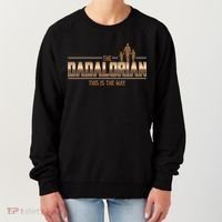 The Dadalorian This Is The Way Father's Day Sci-fi Fan Women's Sweatshirt thumb 0