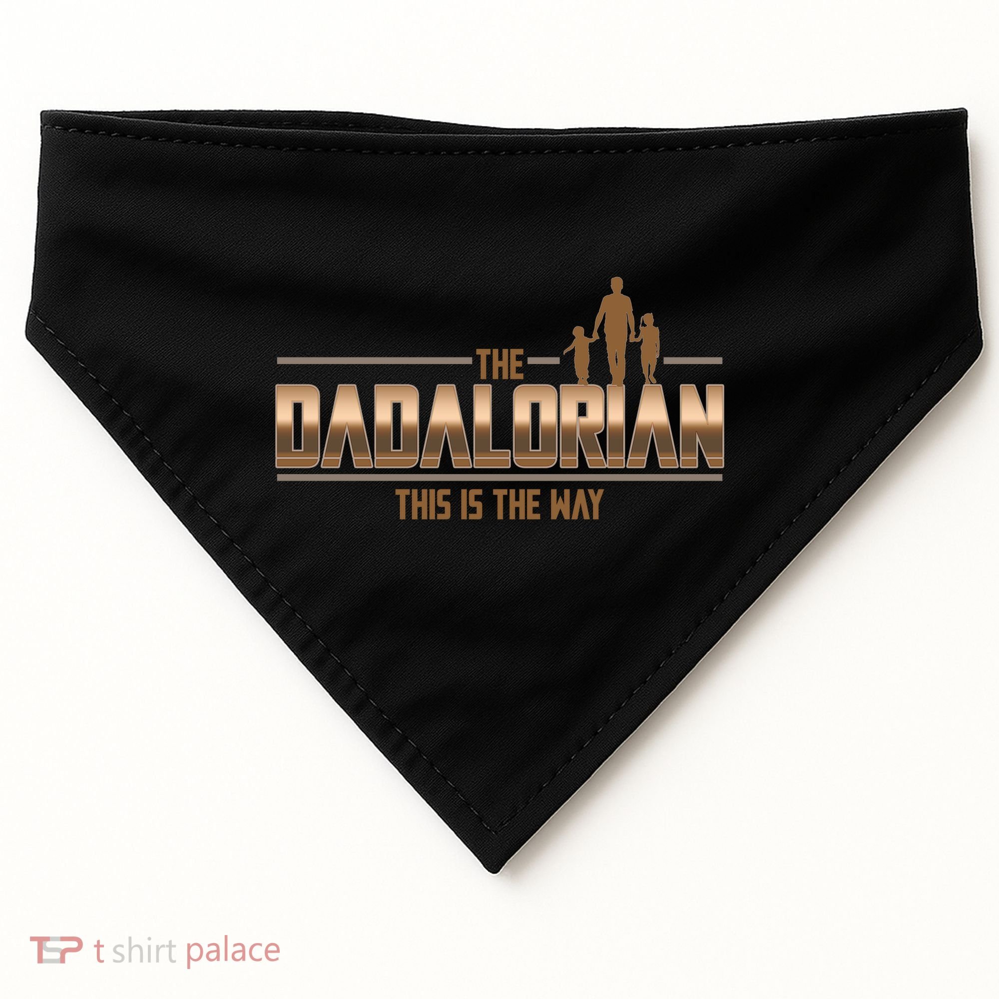 The Dadalorian This Is The Way Father's Day Sci-fi Fan USA-Made Doggie Bandana