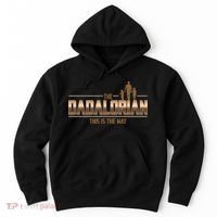 The Dadalorian This Is The Way Father's Day Sci-fi Fan Hoodie thumb 0