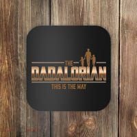 The Dadalorian This Is The Way Father's Day Sci-fi Fan Coaster thumb 0
