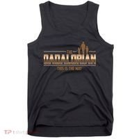 The Dadalorian This Is The Way Father's Day Sci-fi Fan Tank Top thumb 0