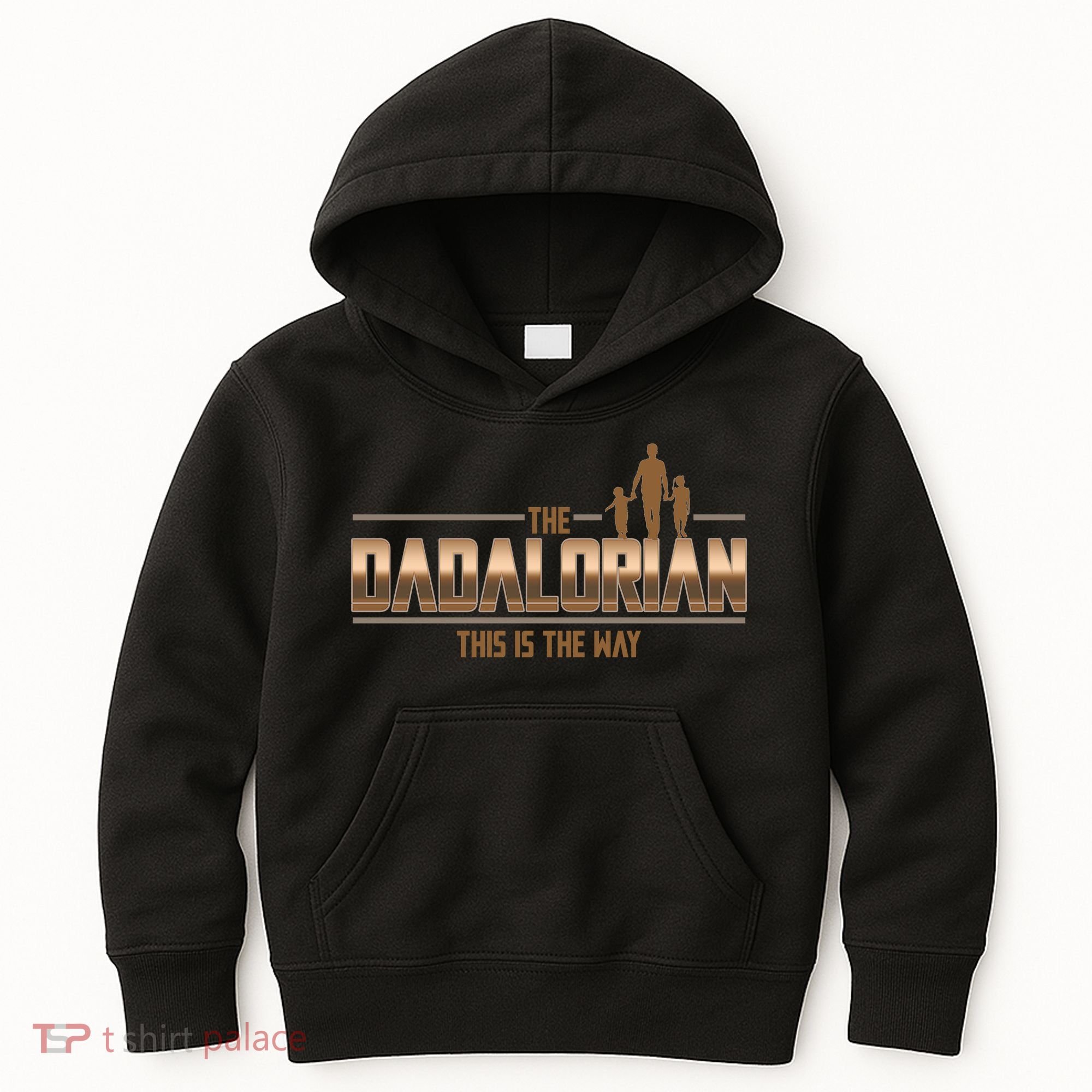 The Dadalorian This Is The Way Father's Day Sci-fi Fan Kids Hoodie