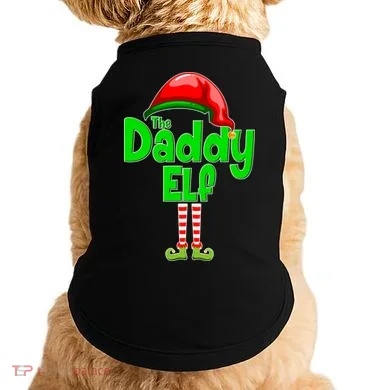 The Daddy Elf Christmas Doggie Tank