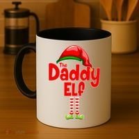 The Daddy Elf Christmas Coffee Mug thumb 4