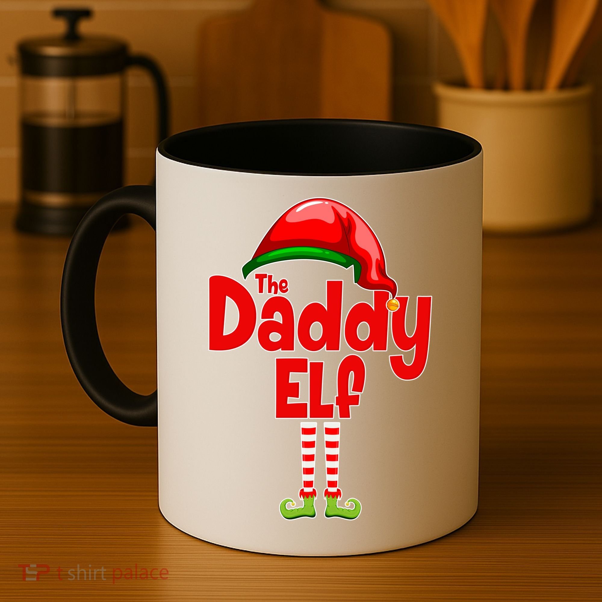 The Daddy Elf Christmas Coffee Mug