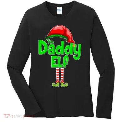 The Daddy Elf Christmas Women's Long Sleeve Shirt