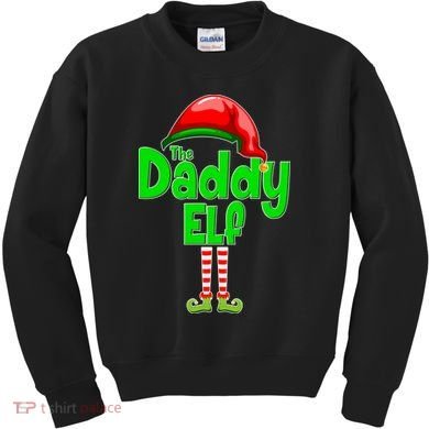 The Daddy Elf Christmas Kids Sweatshirt