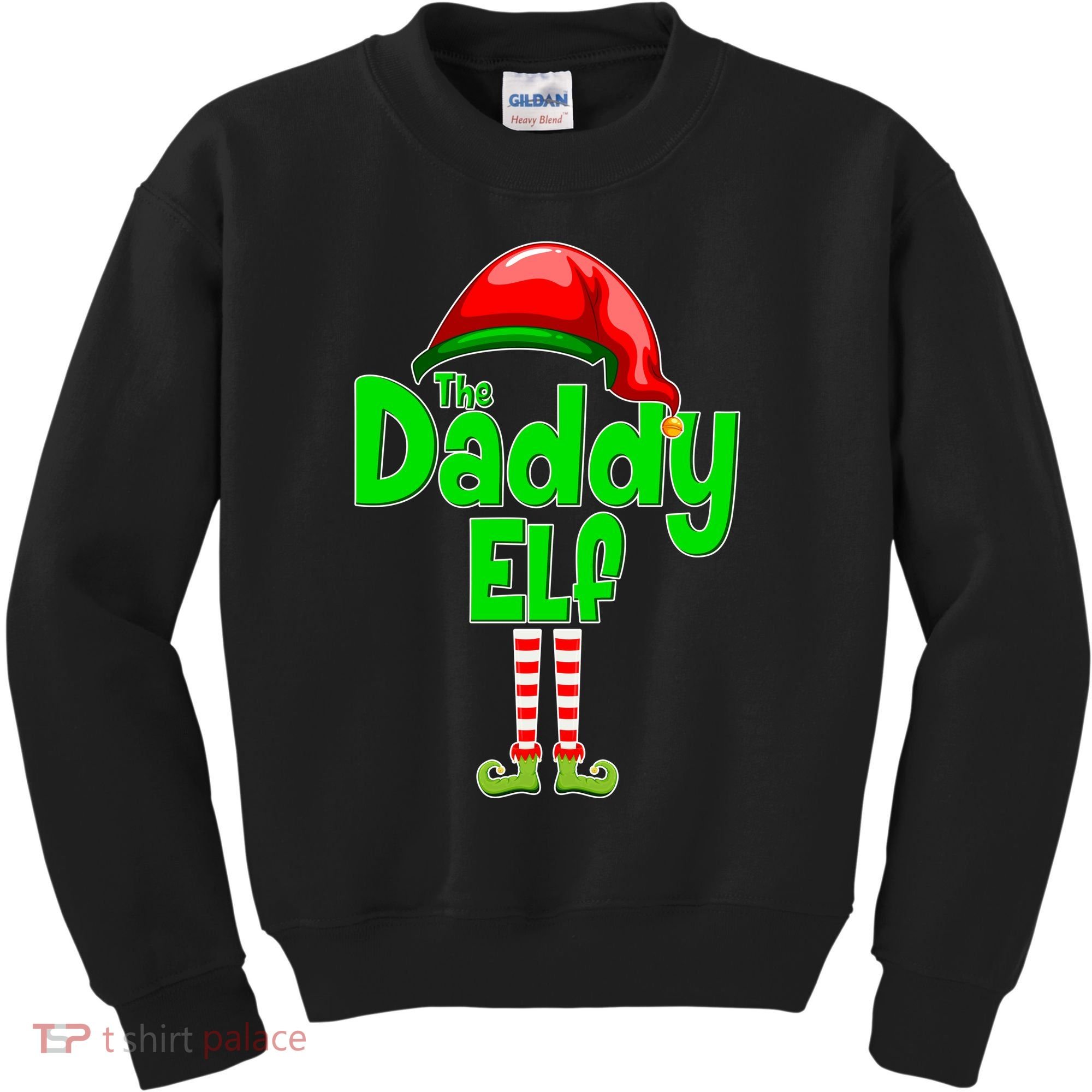 The Daddy Elf Christmas Kids Sweatshirt
