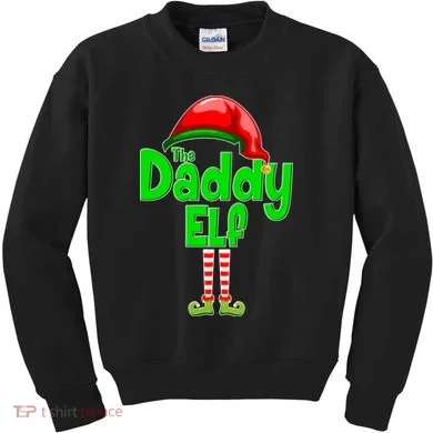 The Daddy Elf Christmas Kids Sweatshirt