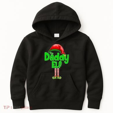 The Daddy Elf Christmas Kids Hoodie