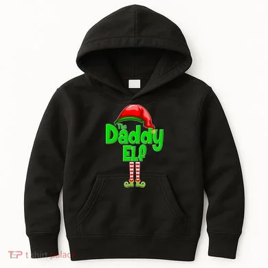 The Daddy Elf Christmas Kids Hoodie