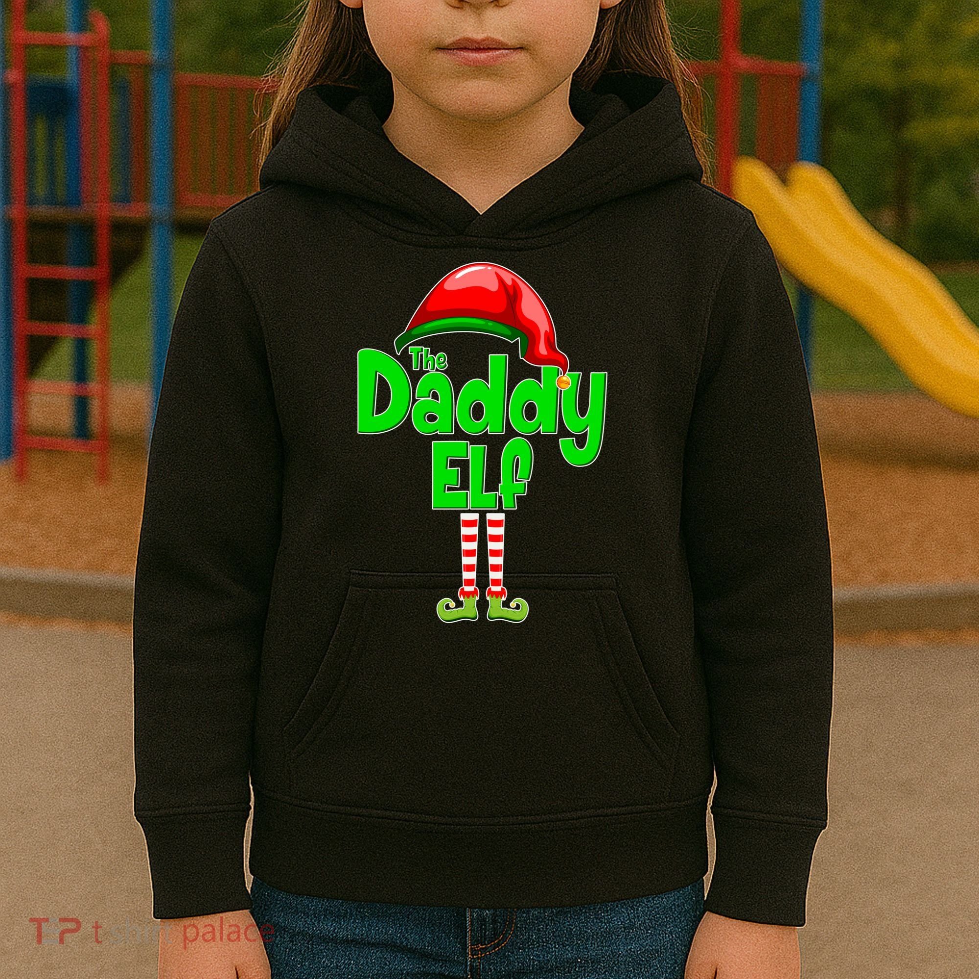 The Daddy Elf Christmas Kids Hoodie