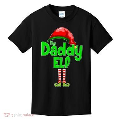 The Daddy Elf Christmas Kids T-Shirt