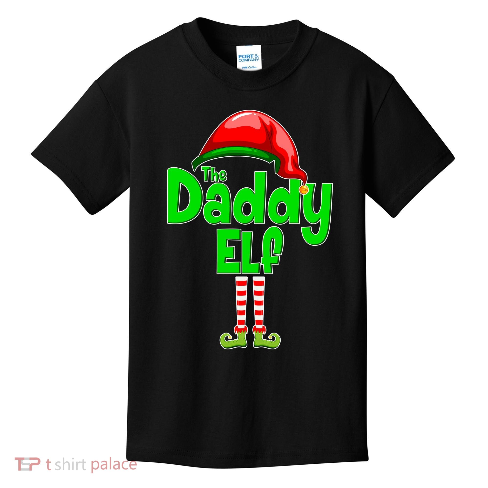 The Daddy Elf Christmas Kids T-Shirt