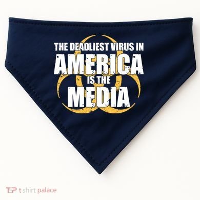The Deadliest Virus In America Is The Media USA-Made Doggie Bandana