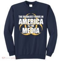 The Deadliest Virus In America Is The Media Sweatshirt thumb 0