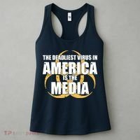 The Deadliest Virus In America Is The Media Women's Tank Top thumb 3