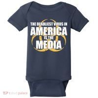 The Deadliest Virus In America Is The Media Baby Bodysuit thumb 0