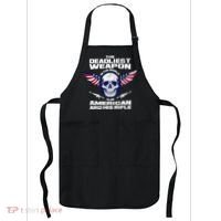 The Deadliest Weapon American And His Rifle Apron thumb 0