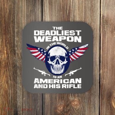 The Deadliest Weapon American And His Rifle Coaster